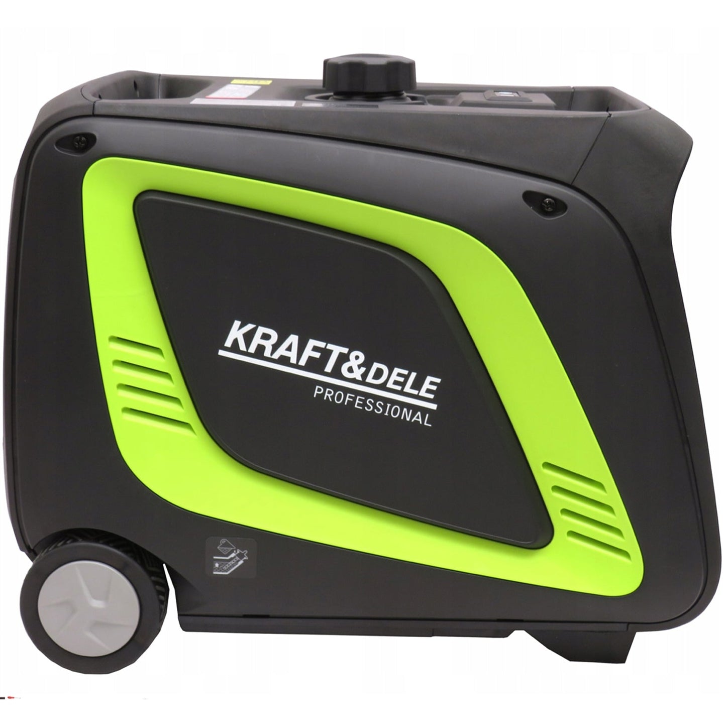 SCULESCU.RO Generator curent silentios profesional KRAFT Profi K686, 230V, 4 timpi, stabilizator tensiune (AVR), roti transport, accesorii incluse, POZA 7