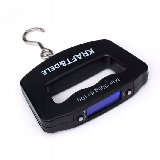 SCULESCU.RO Cantar de mana electronic cu carlig, 50Kg, KRAFT Profi K11416, alimentare baterii 2xAAA, POZA 1