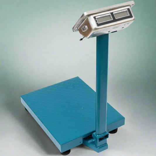 SCULESCU.RO Cantar electronic 300Kg, Afisaj Dublu, Platforma cu Brat Rabatabil, POZA 1