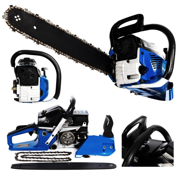 SCULESCU.RO Drujba benzina ALBASTRA Fermax Seria B, 6.5CP, 52CC, BP-3400 cu Accesorii Incluse, POZA 3