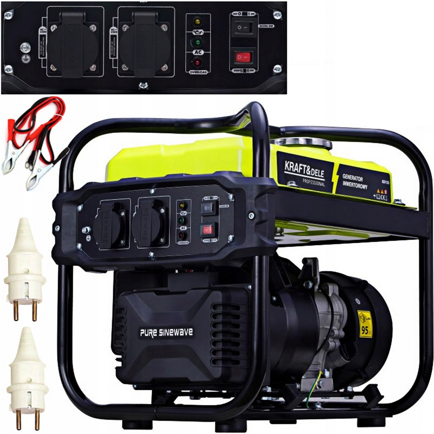 SCULESCU.RO Generator curent KRAFT Profi K135, 230V, 4CP, 4 timpi, stabilizator tensiune (AVR), POZA 2
