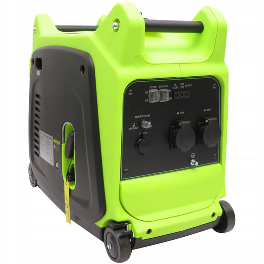 SCULESCU.RO Generator curent silentios profesional KRAFT Profi K681, 230V, stabilizator tensiune (AVR), roti transport, POZA 1