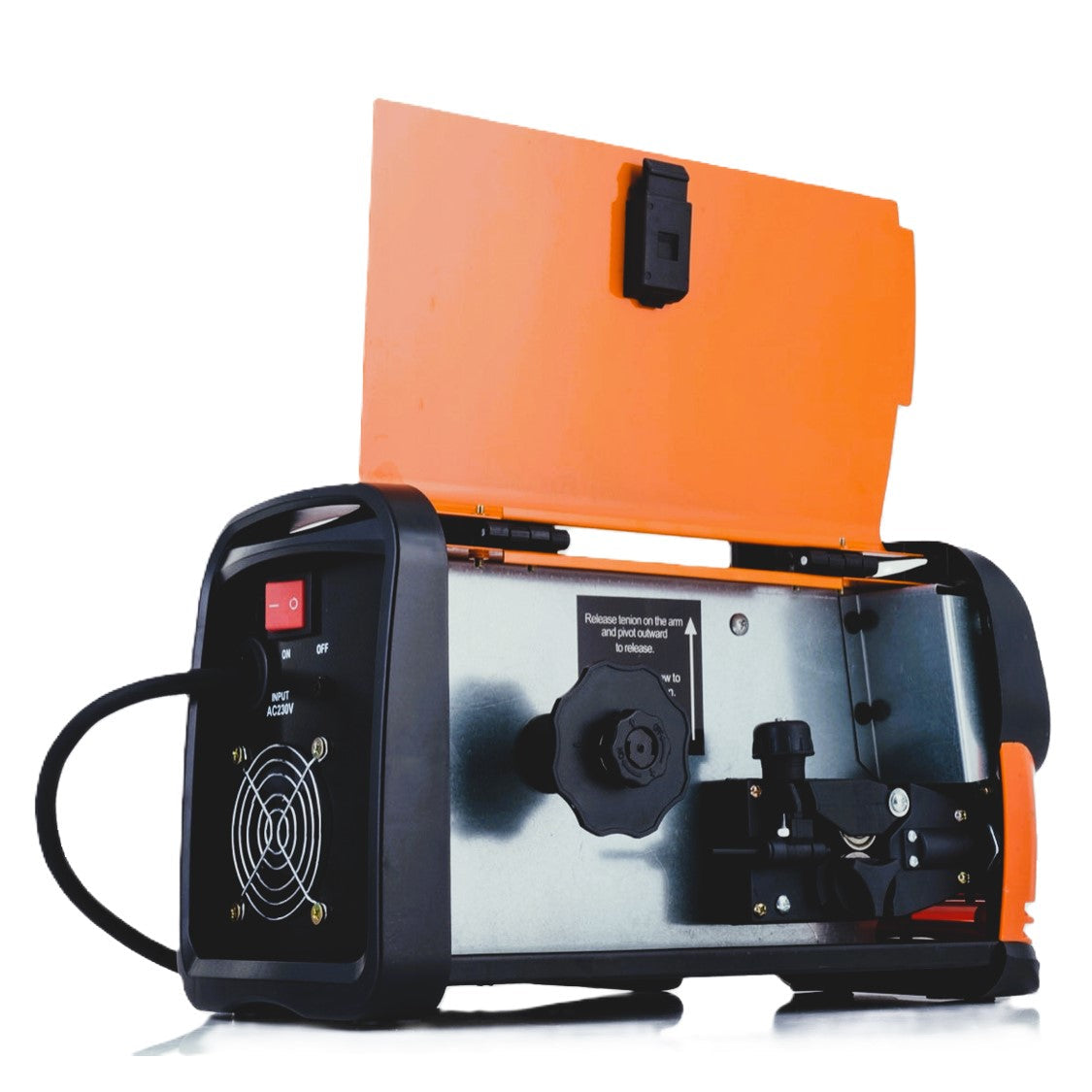 SCULESCU.RO INVERTOR SUDURA SARMA FLUX MIG-MAG 250A + MMA, BLACK-SQUARE PORTONERO B37422, functie posibilitate upgrade LIFT-TIG, Accesorii Incluse, POZA 6