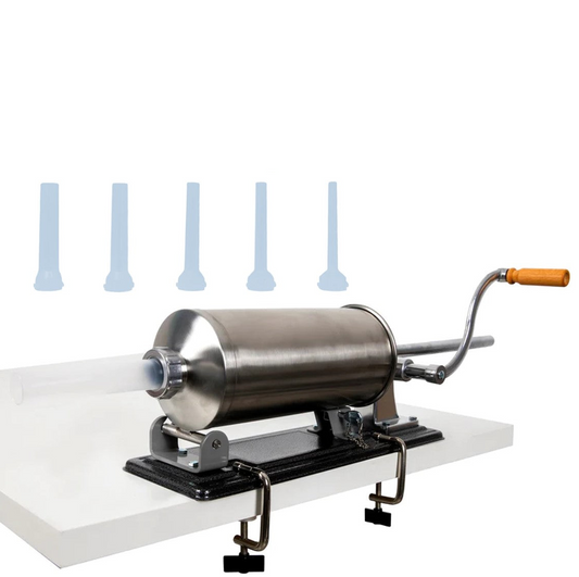 SCULESCU.RO Masina Umplere Carnati si Mezeluri, 4kg, Orizontala, cu 5 Palnii, Porc-Vita-Oaie, POZA 7