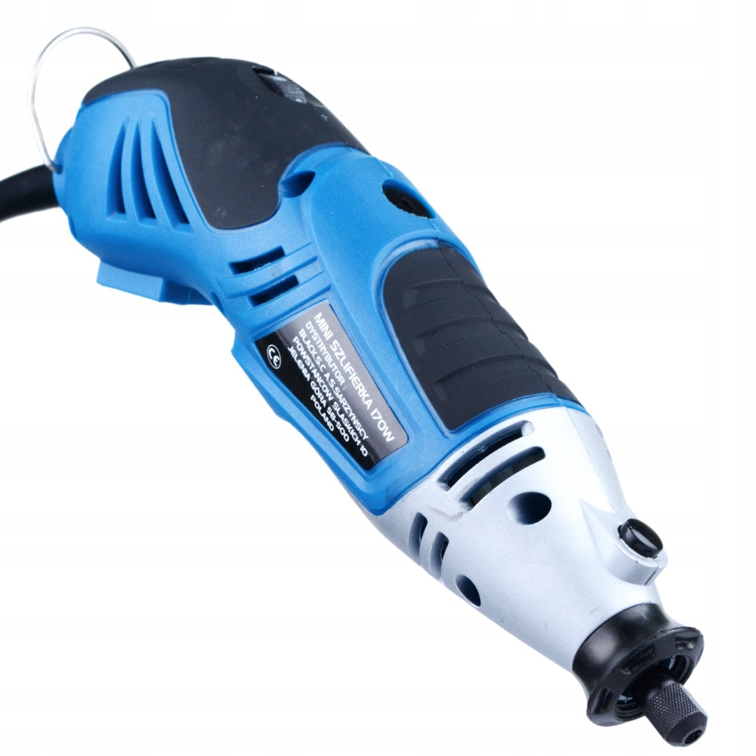 SCULESCU.RO Masina de frezat si gravat BLACK-SQUARE PORTONERO B42652, 222 accesorii, 170W, 32500RPM, POZA 4