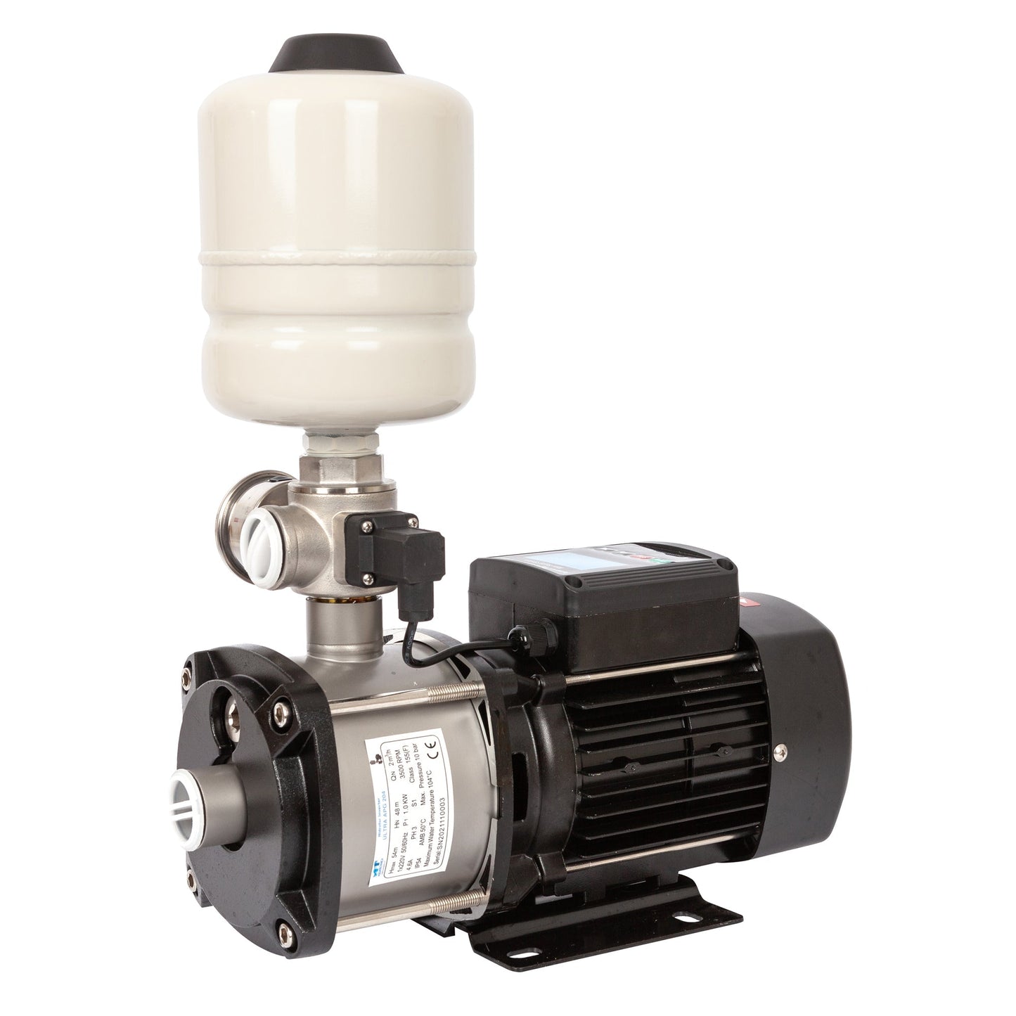 SCULESCU.RO Mini hidrofor AquaTechnica, 8L, 1 Kw, 33.3l/min, H refulare 54m, POZA 6