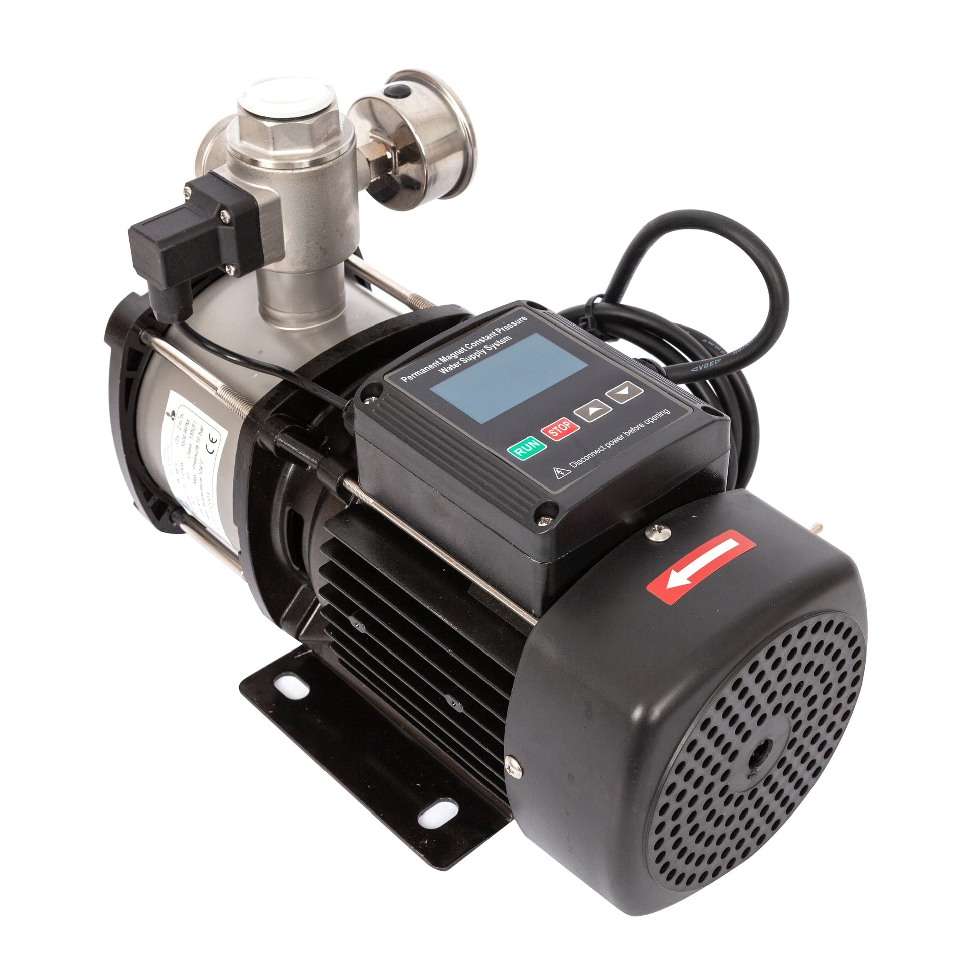 SCULESCU.RO Mini hidrofor AquaTechnica, 8L, 1 Kw, 33.3l/min, H refulare 54m, POZA 9