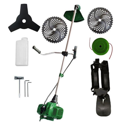 SCULESCU.RO Motocositoarea FERMIERULUI-GOSPODAR, 2xDiscuri Vidia, 1xDisc Stea, 52cc, VERDE-6CP, POZA 1