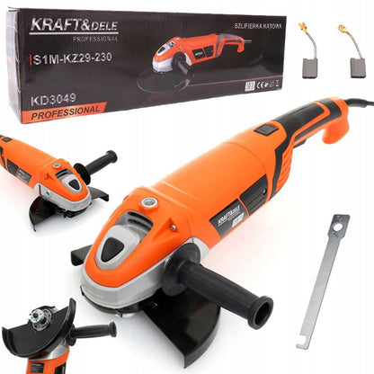 SCULESCU.RO Polizor unghiular / flex 3100W KRAFT Profi K3049, 6500RPM, pentru disc 230mm, POZA 2