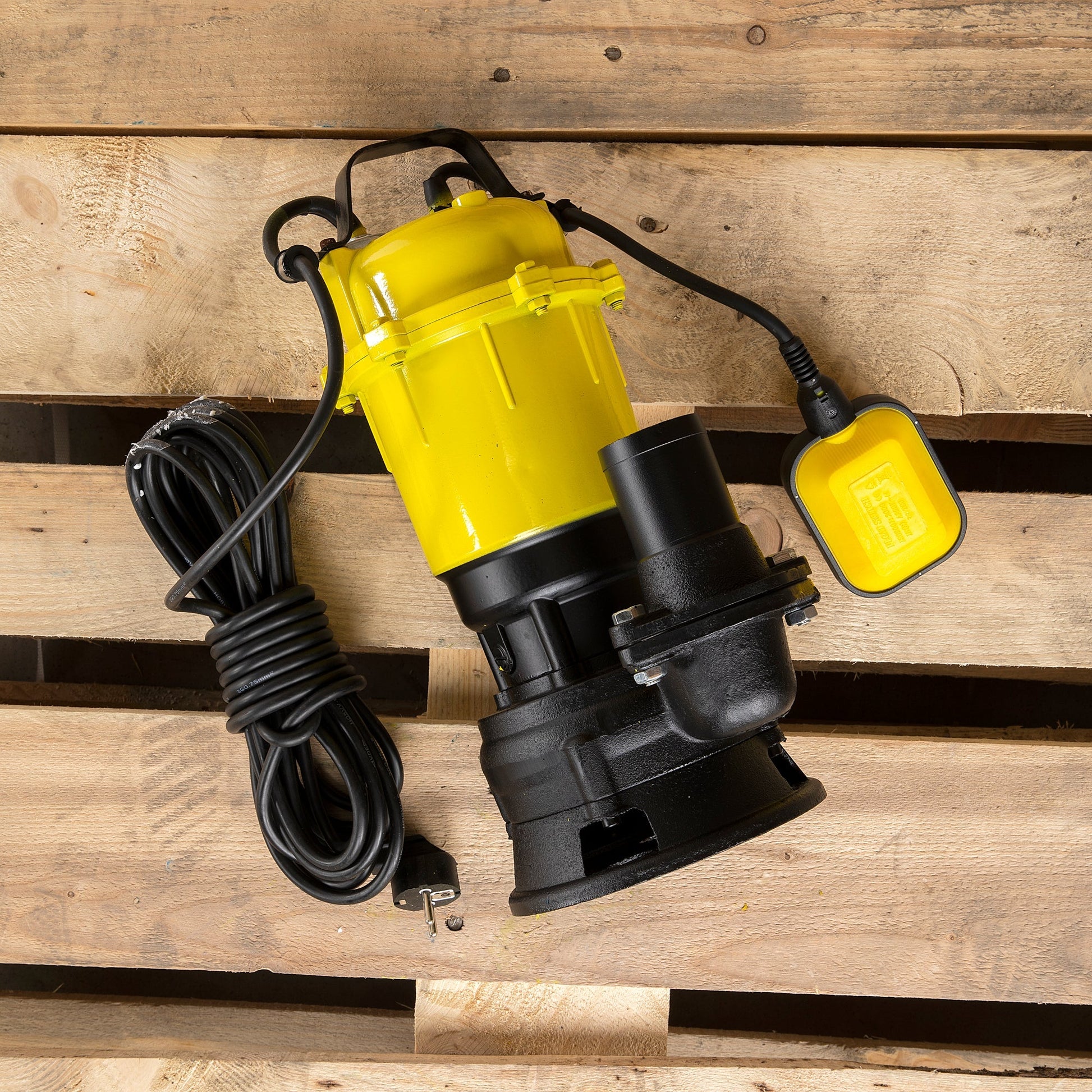 SCULESCU.RO Pompa de apa submersibila cu flotor Liderman- Maxima-WQD-1.1, 1.1 Kw, 250l/min, inaltime refulare 17m, POZA 4