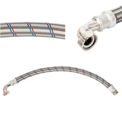 SCULESCU.RO Racord flexibil cu cot Ensyco, 70cm pentru hidrofor, POZA 1