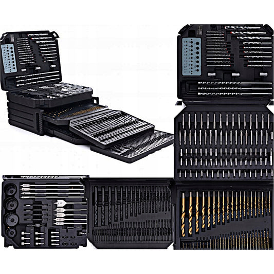 SCULESCU.RO SET PROFESIONAL burghie metal, burghie zidarie, carote, biti KRAFT Profi K998, POZA 1