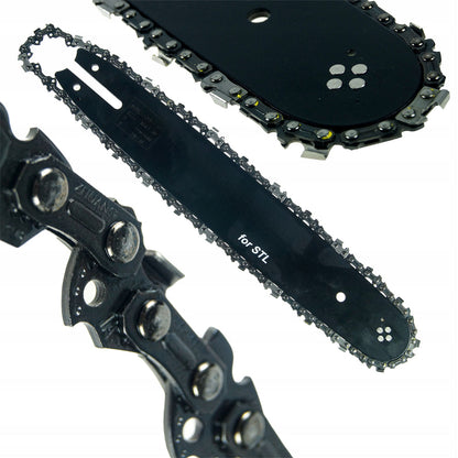 SCULESCU.RO Set lama + 2 lanturi drujba, BLACK-SQUARE PORTONERO B53735, Lama 38cm, Pas lant 0.325", Nr.zale 64, POZA 2