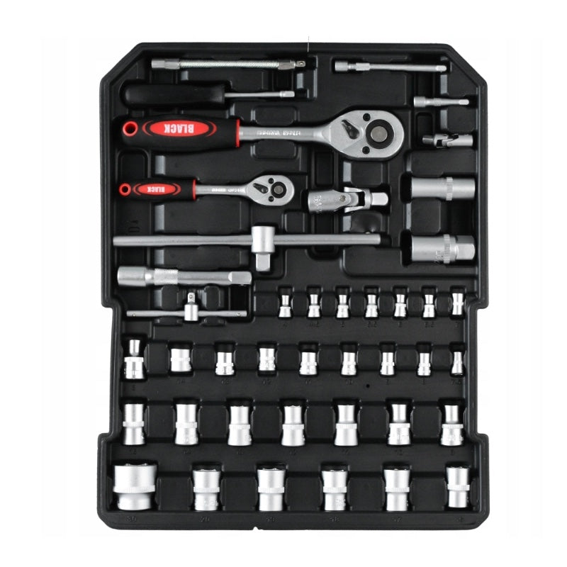 SCULESCU.RO Trusa scule BLACK-SQUARE PORTONERO B18601, 419 bucati, valiza de transport inclusa, POZA 5