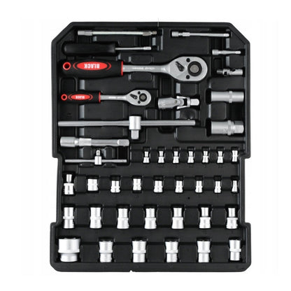 SCULESCU.RO Trusa scule BLACK-SQUARE PORTONERO B18601, 419 bucati, valiza de transport inclusa, POZA 5