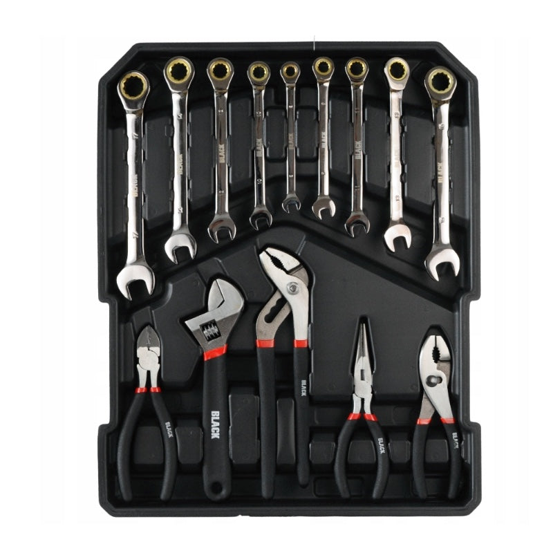 SCULESCU.RO Trusa scule BLACK-SQUARE PORTONERO B18601, 419 bucati, valiza de transport inclusa, POZA 6