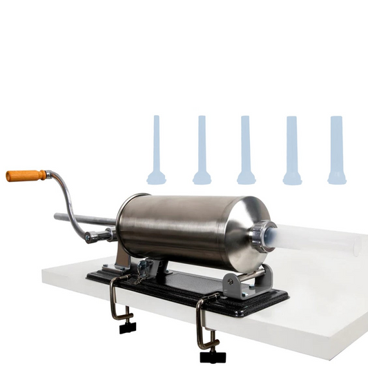 SCULESCU.RO Tulumba 4KG Umplut Carnati, Orizontala, cu 5 Palnii, Porc-Vita-Oaie, POZA 1