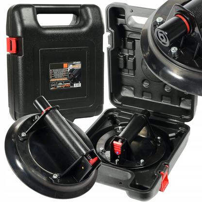 SCULESCU.RO Ventuza cu vid BLACK-SQUARE PORTONERO B27407 pentru diferite materiale, diametru 210mm, POZA 2